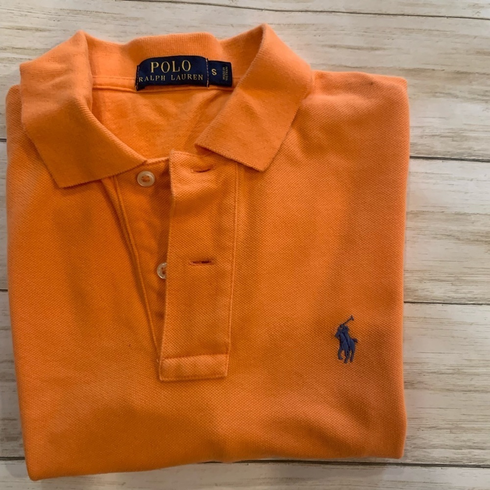 Polo Ralph Lauren Knit shirt Peachy Orange Small